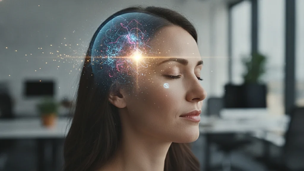 Mujer despierta espiritualmente